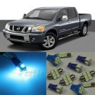 16×ICE Blue LED Interior Light Package Kit for Nissan Titan 2005-2015