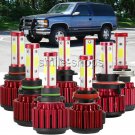 For Chevrolet Chevy Tahoe 1995-2014 LED Pure White Kit Headlight Fog Light 1800W