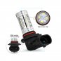 2pcs 6000K White 80W 9006 HB4 Cree LED Fog Driving Daytime Running Light Bulbs