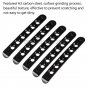 5pcs Black Aluminum Door Handle Bar Cover Trim for Jeep Wrangler JK 4 Door 07-16