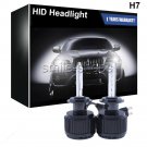 DC 35W HID Car Headlight Kit H7 6000K Super White High Power Bulbs One Pair