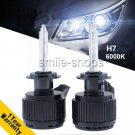 H7 DC 35W HID Car Headlight Kit High Low Beam Bulb 6000K White Car Waterproof