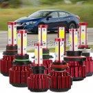 LED KIT For 1990-2018 Nissan Maxima High/Low Headlight Fog Light Xenon White