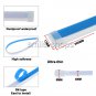 45CM Flexible Tube Guide LED Car Headlight Strip DRL Amber Turn Signal Light