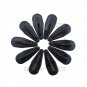 10pcs Carbon Fiber Look Car EVO Style Exterior Roof Shark Fins Wing Spoilers Kit