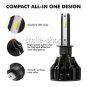 High Power 243000LM 1620W Car COB LED Headlight Kit H1 Bulbs 6000K Bright White