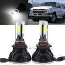 9006 80W LED Headlight Bulbs Kit For 2001-2006 Chevrolet Silverado 1500 2500 HD