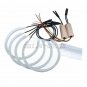 4pcs Switchback Bright SMD LED Angel Eyes Halo Rings DRL For BMW E36 E38 E39 E46
