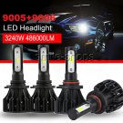 9006+9005 High/Low Beam LED Headlight For Honda Accord 1990-2012 Civic 2004-2015