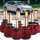 For 1995-2016 Toyota Corolla LED Xenon White KIT Headlight Fog Lights 6000k