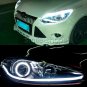 60cm LED Headlight Slim Strip Light Daytime Running Sequential Turn Signal light
