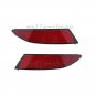 Red Lens LED Rear Bumper Reflector Brake Fog Light Lamp For Ford Focus 2012-2014