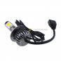 2pcs Switchback Dual Color White & Amber H7 LED Fog Driving Daytime Running Bulb