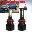 LED Headlight Kit H11 HID Xenon White 1900W Low Beam For 2008-2016 Nissan Rogue