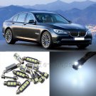 Error Free White 15pcs Interior LED Light Kit for 2009-2011 BMW 7 Series F01 F02