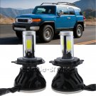 H4 9003 80W LED Headlight Bulbs Conversion Kit For 2007-2014 Toyota FJ Cruiser