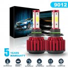 COB LED Headlight Kit 9012 6000K White Bulbs High/Low For Chevy Cruze 2017-2018