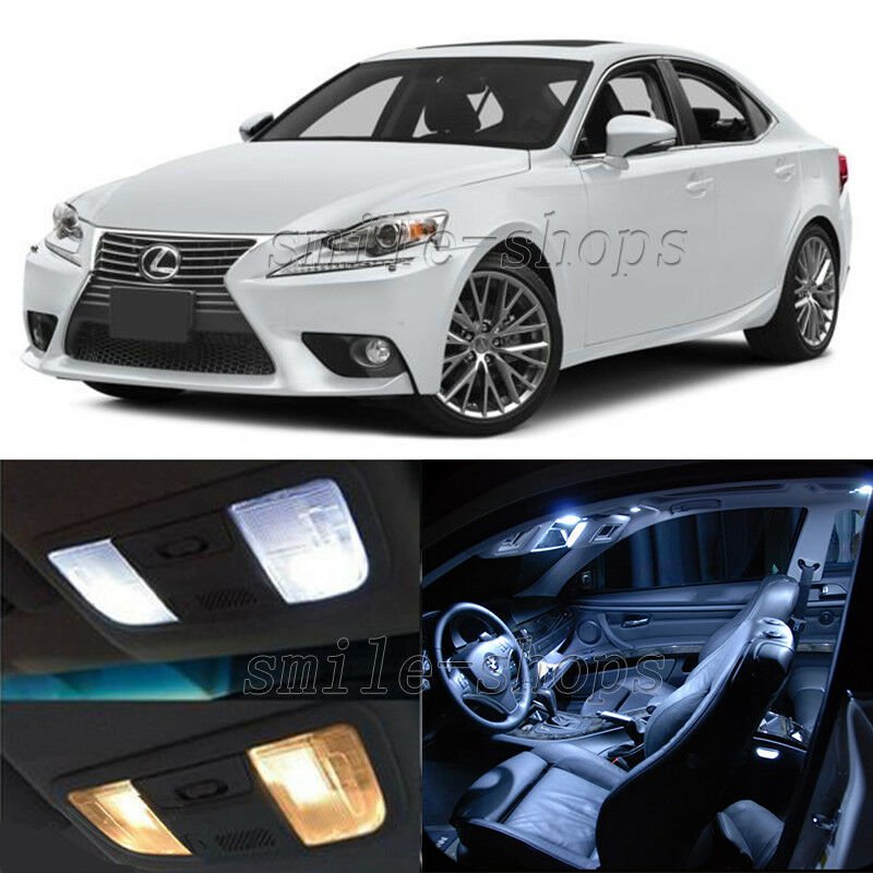 18pcs White LED Interior Bulbs + Reverse Lights Fit For 2014-2015 Lexus Is250