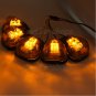 5pcs Smoke Cab Covers Amber LED Roof Top Marker Lights For 1999-2016 Ford F-250
