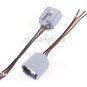2pcs H13 9008 Headlight Pigtail Wiring Harness Female Socket Connector Adapter