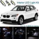 15pcs Bright White Interior LED Light Package Kit Deal For BMW X1 Series 13-15