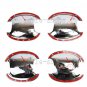 Set Chrome Door Handle Bowl Cover Cup Trim Fit For 2011-2016 Citroen C4 L