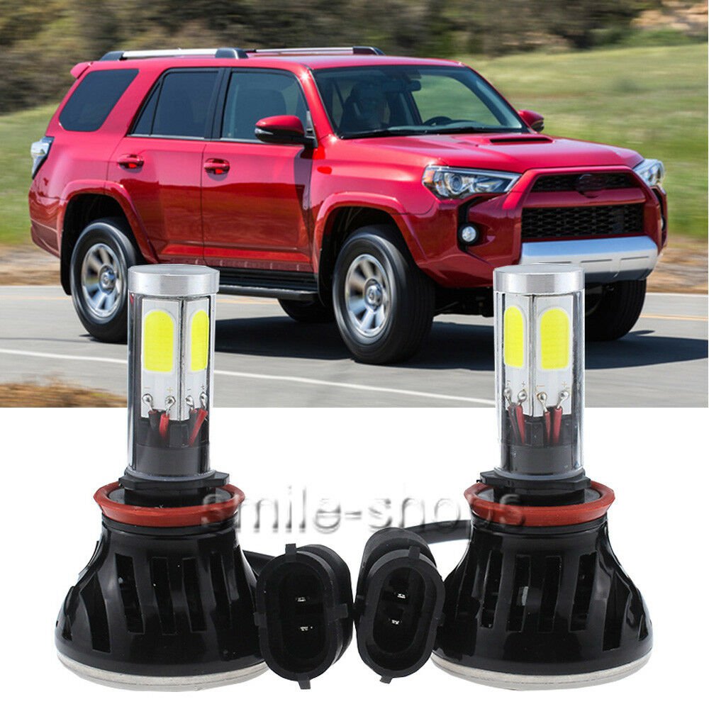 H11 H9 H8 80W LED Headlight Bulbs Conversion Kit For Toyota 4runner 2007-2016