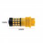 2pcs Turn Signal Lights 4157NA Super Amber Yellow 2835 39-SMD LED Light Bulbs