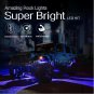 4x Pods RGB LED Rock Light Boat Offroad ATV Wireless Bluetooth Music Controller