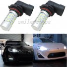 2pcs 9005 HB3 H10 27SMD White LED Fog Light Driving Daytime Running Light Bulbs