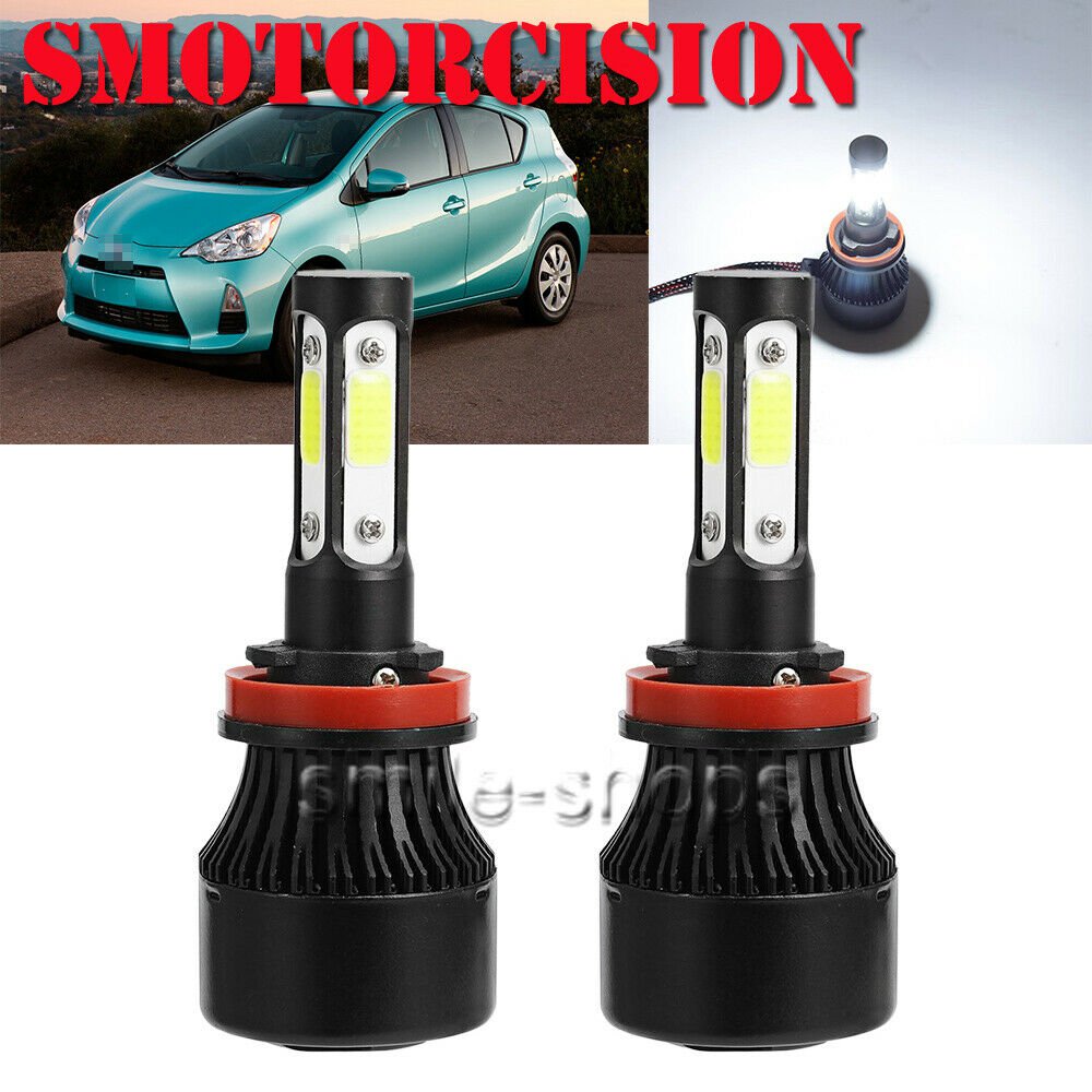 LED Headlight Kit H11 H9 H8 1900W 285000LM Low Beam For 2010-2015 Toyota Prius