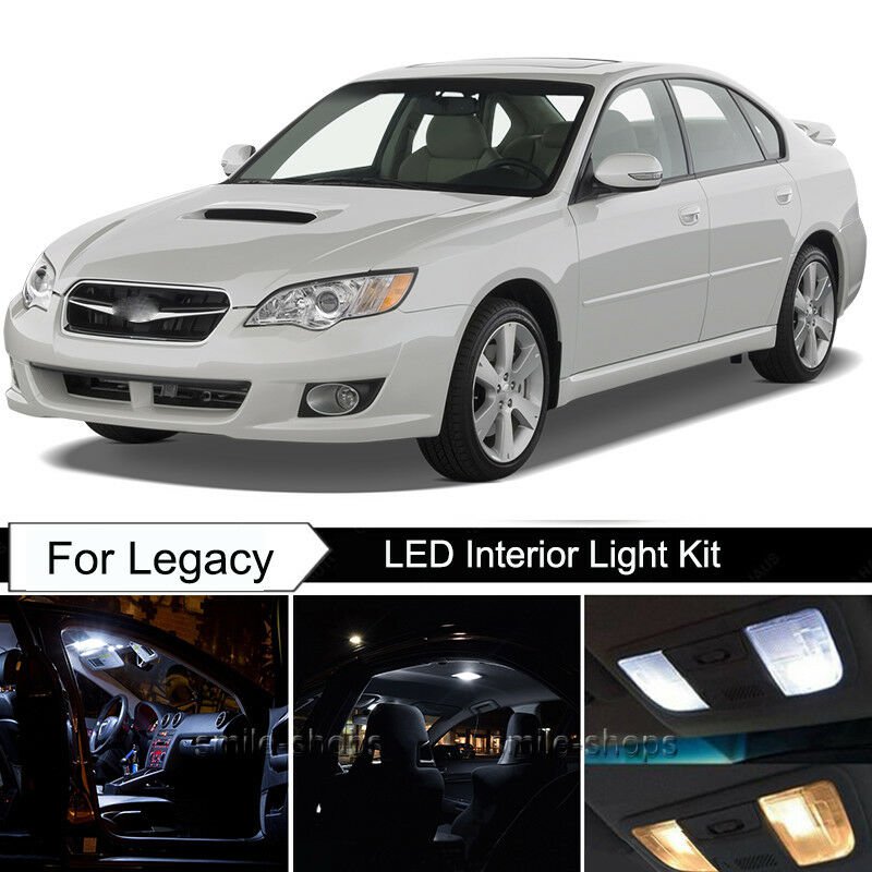 14pcs Xenon White Interior LED Light Package Kit Deal For Subaru Legacy 00-09