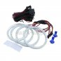 4pcs 6000K White Angel Eye Halo Ring Light Kit SMD LED For BMW E46 3 Series 2D