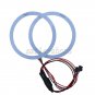 4pcs 6000K White Angel Eye Halo Ring Light Kit SMD LED For BMW E46 3 Series 2D
