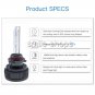 AC 55W ALL IN ONE 9006 HID Headlight Conversion Kits 5500K White Low Beam Bulbs