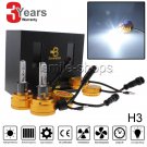 2X H3 5500K Fog Lights Car AC 55W Xenon HID Headlight Bulbs KIT White ALL IN ONE