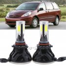 9006 80W LED Low Beam Headlight Headlamp Bulbs Kit For Toyota Sienna 2006-2010