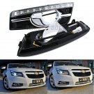 2 X DRL Fit For Chevrolet Cruze 09-13 Daytime Running Light Turn Signal Fog Lamp
