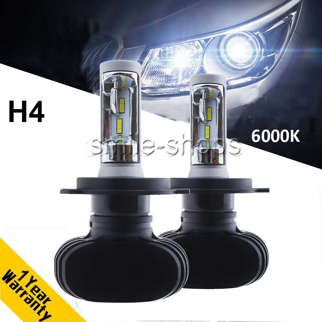 9003 H4 LED Headlight Bulb Kit For Honda Civic 1997-2003 High Low Beam HID 6000K