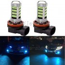 2pcs H11 H8 8K Ice Blue 92-SMD LED Fog Light Driving Light Daytime Running Lamps