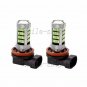 2pcs H11 H8 8K Ice Blue 92-SMD LED Fog Light Driving Light Daytime Running Lamps