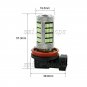 2pcs H11 H8 8K Ice Blue 92-SMD LED Fog Light Driving Light Daytime Running Lamps