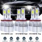 H11 H8 H9 Combo LED Headlight+Fog Light For 2016-2017 Toyota Tacoma 6000K White