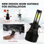 LED Headlight Kit H7 White 6K High Beam COB Bulb For HYUNDAI Santa Fe 2007-2019