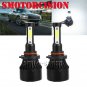 LED Headlight Bulb Kit HB3 9005 White 1900W 285000Lm For 2016-2017 Dodge Charger