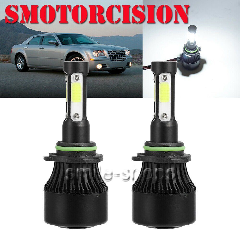 LED Headlight Conversion Kit 9006 6K HID Xenon White For Chrysler 300 2005-2010