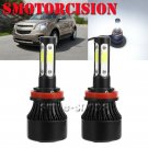 LED Headlight Kit H11 1900W 6000K White Low Beam For 2010-2017 Chevrolet Equinox