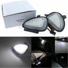 2x CAN-bus White LED Under Side Mirror Puddle Lights For VW GTi Golf MK6 6 MKVI