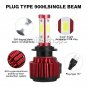 COB H7 1800W 270000LM 4-Sides LED Headlight Kit High or Lo Light Bulb 6000K Car