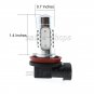 2pcs Nice Red 7.5W H11 COB LED Car Truck Fog Driving Replacement Light Bulbs DRL